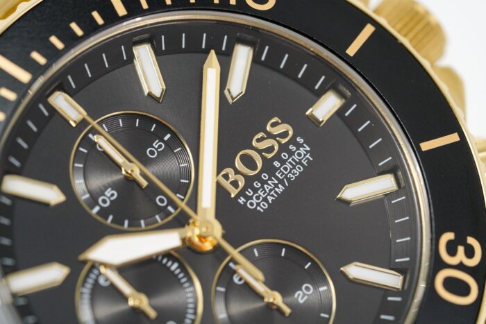 Hugo Boss Men's Watch Chronograph Ocean Edition Gold - HB1513703 - Image 4